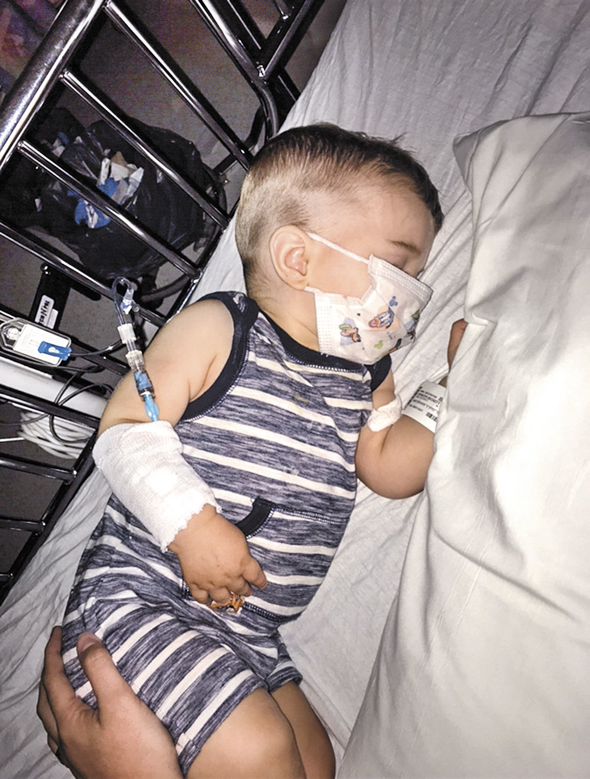 Beckett in hospital